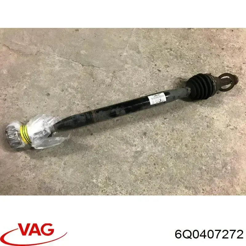 Semieje delantero derecho VAG 6Q0407272 precio, desde 89,68 EUR