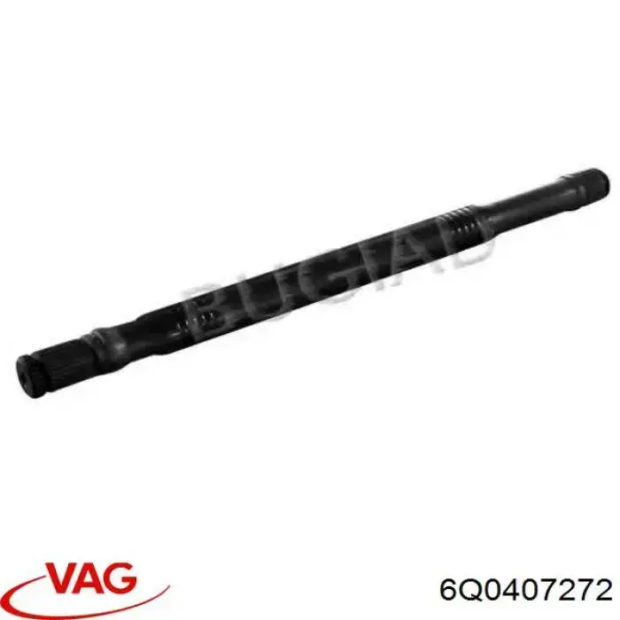 6Q0407272 VAG Semieje delantero derecho
