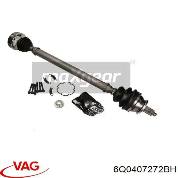 Semieje delantero derecho VAG 6Q0407272BH precio, desde 104,05 EUR