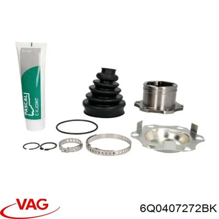 Semieje delantero derecho VAG 6Q0407272