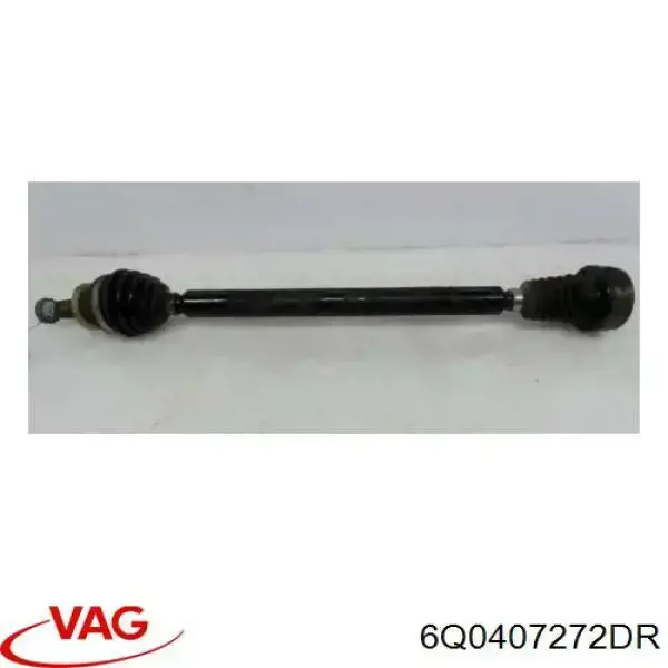 6Q0407272DR VAG Semieje delantero derecho