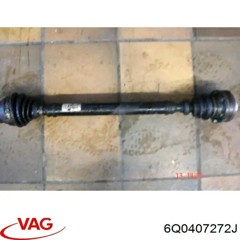 6Q0407272J VAG Semieje delantero derecho