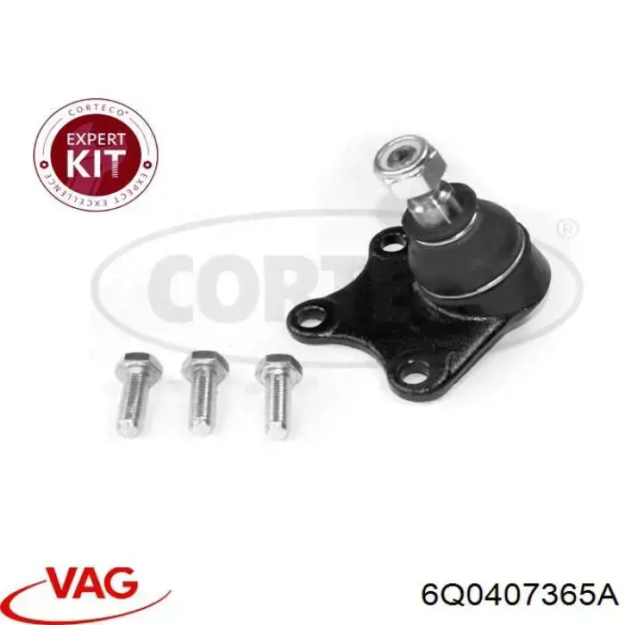 Comprar 6Q0407365A VAG Rótula de suspensión inferior izquierda