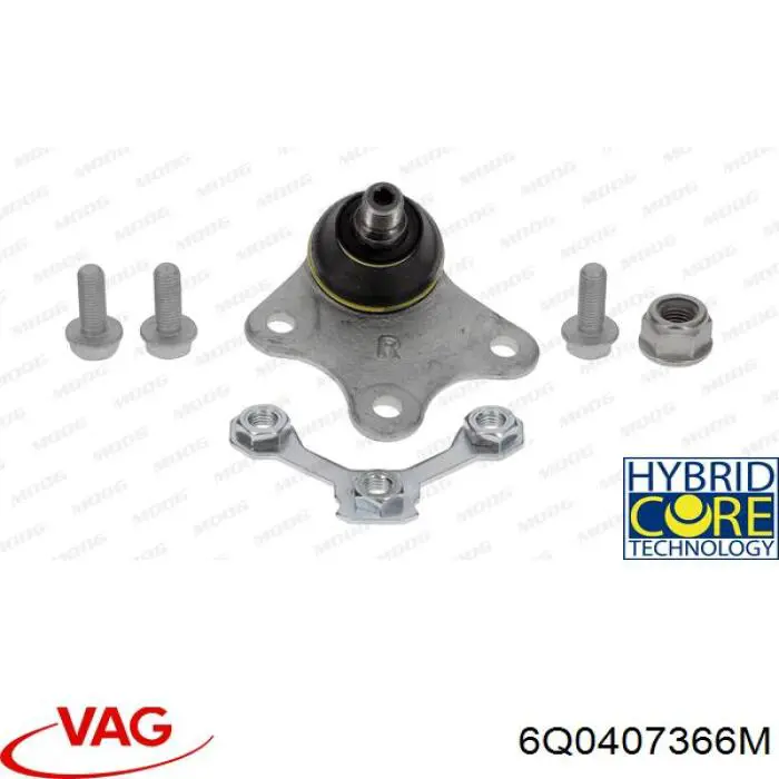 Rótula de suspensión inferior derecha VAG 6Q0407366M precio, desde 12,84 EUR