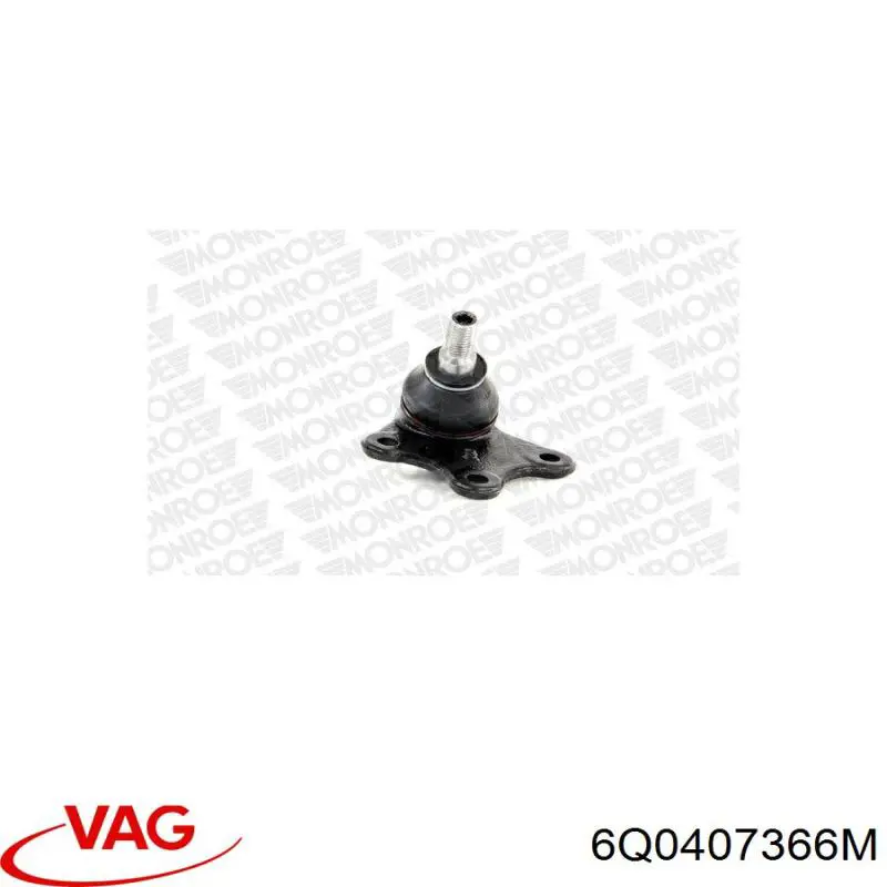 6Q0407366M VAG Soporte de bola inferior derecho