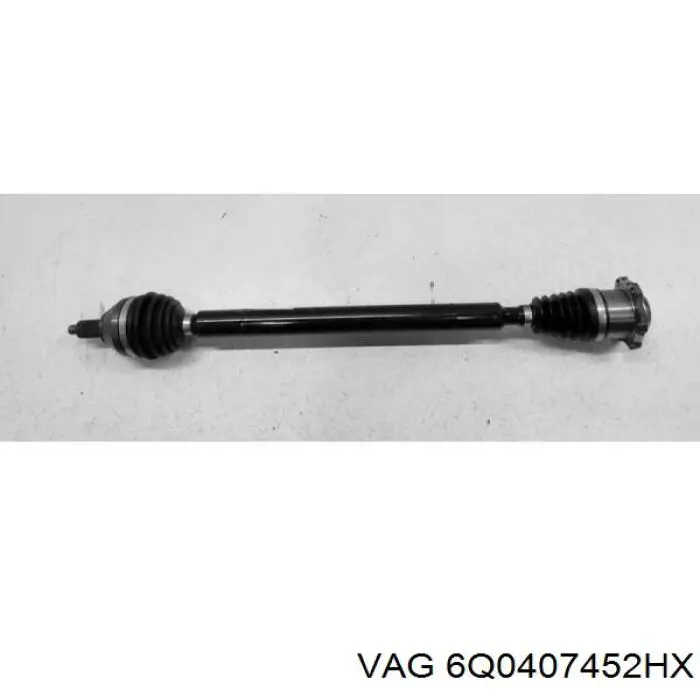 Semieje delantero derecho VAG 6Q0407452HX precio, desde 63,89 EUR