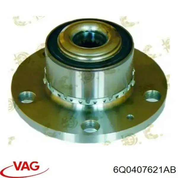 Buje de rueda delantero 6Q0407621AB VAG