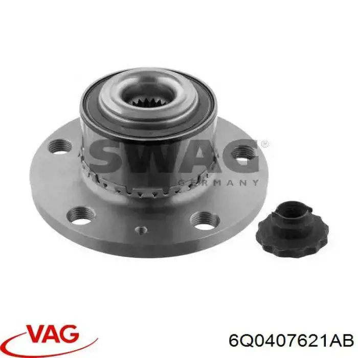 Comprar 6Q0407621AB VAG Bujes de ruedas