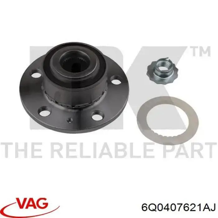 Cubo de rueda delantero Seat Ibiza 5 KJ1, KJG