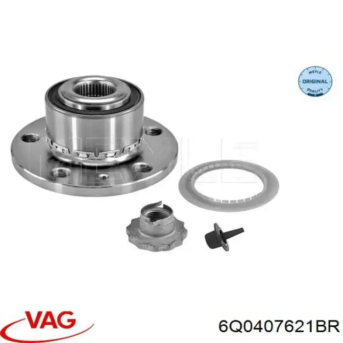 Cubo de rueda delantero Seat Ibiza 5 KJ1, KJG