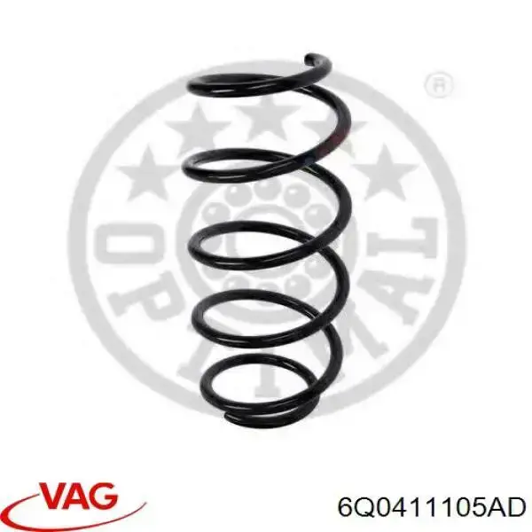 Muelle delantero VAG 6Q0411105AD precio, desde 21,42 EUR