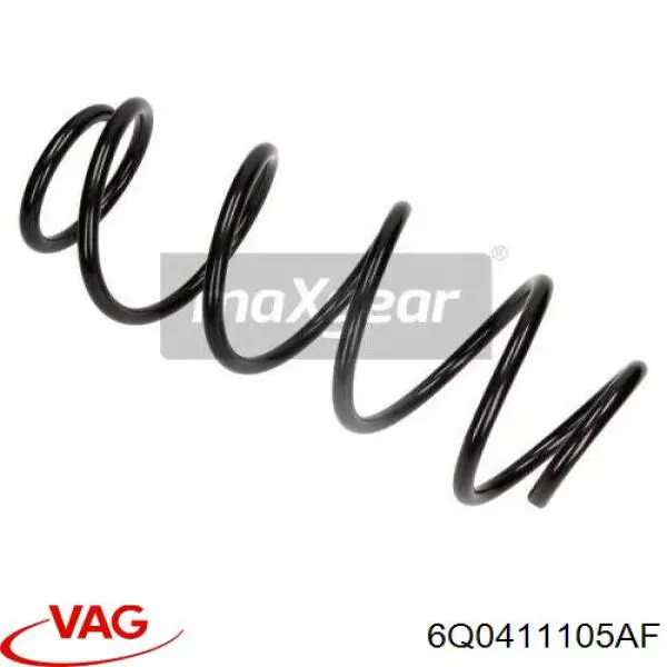 Muelle delantero VAG 6Q0411105AF precio, desde 19,36 EUR