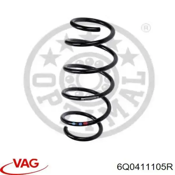 6Q0411105R VAG Muelle delantero