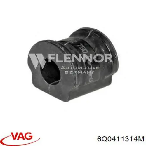 6Q0411314M VAG Buje de barra estabilizadora delantera
