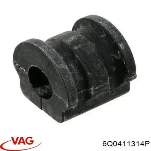 Buje de barra estabilizadora delantera 6Q0411314P VAG