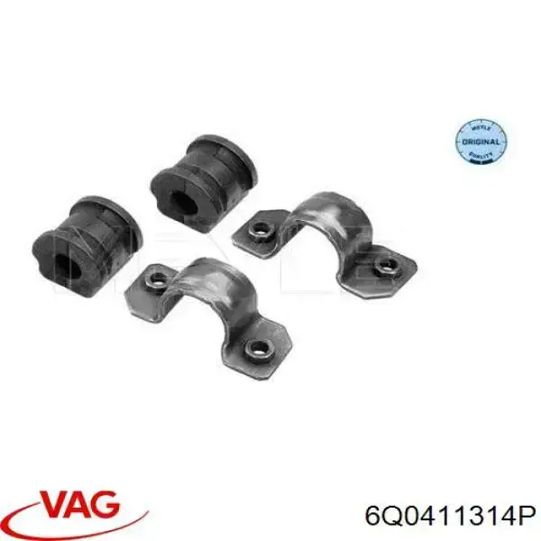 6Q0411314P VAG Buje de barra estabilizadora delantera