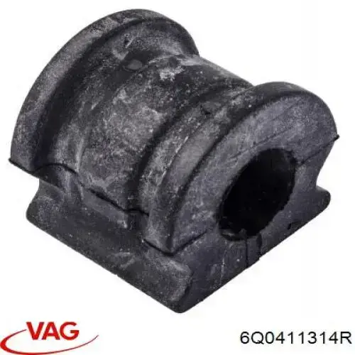 Buje de barra estabilizadora delantera 6Q0411314R VAG