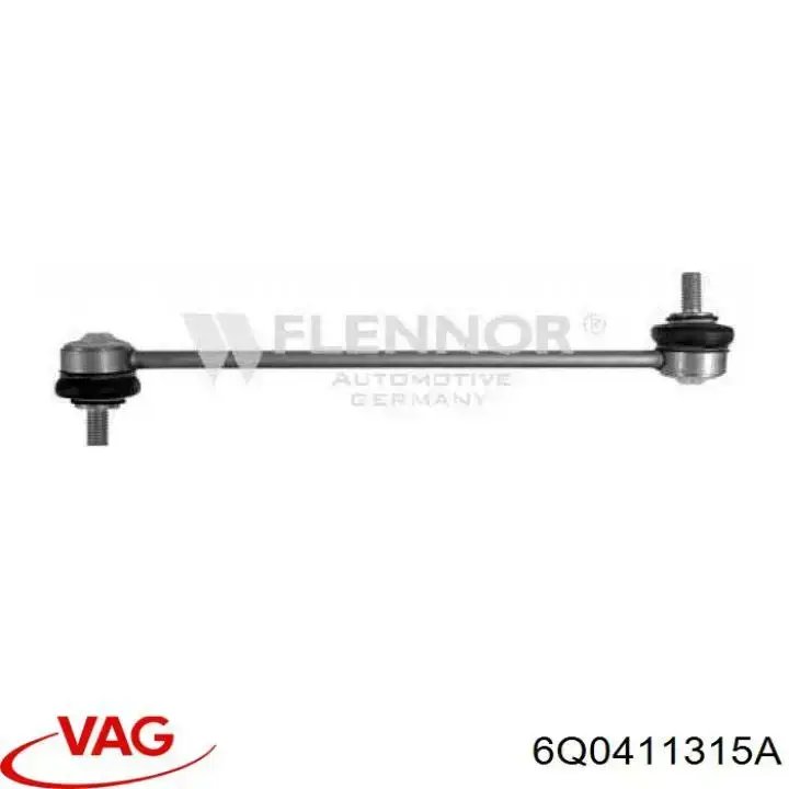 Soporte de la barra estabilizadora delantera VAG 6Q0411315A