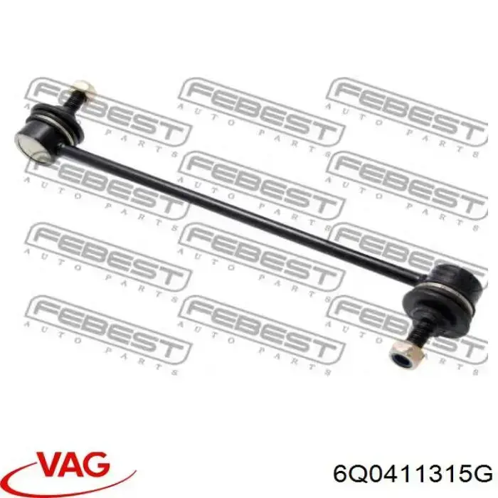 Soporte de la barra estabilizadora delantera VAG 6Q0411315G