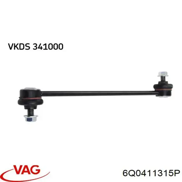 6Q0411315P VAG soporte de barra estabilizadora delantera