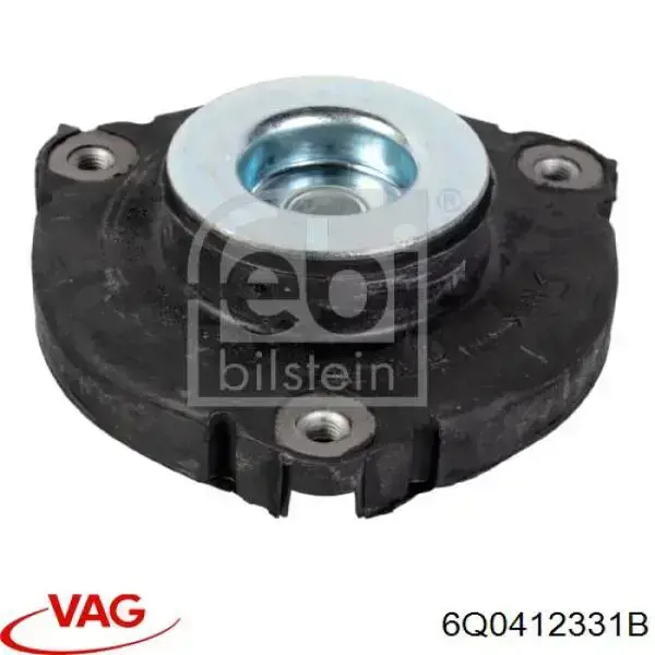 Soporte del amortiguador delantero 6Q0412331B VAG