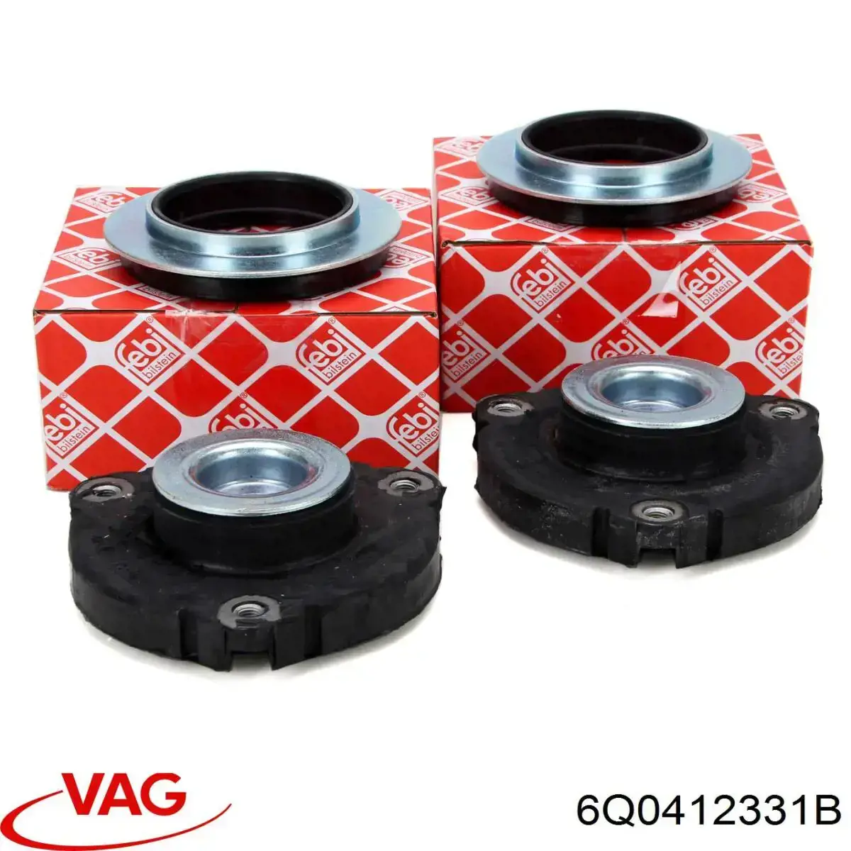 Soporte del amortiguador delantero VAG 6Q0412331B