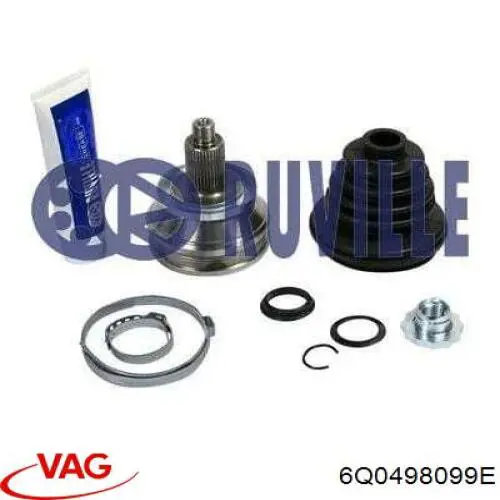 Junta homocinética exterior delantera VAG 6Q0498099E precio, desde 26,53 EUR