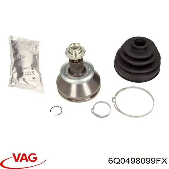 Junta homocinética exterior delantera VAG 6Q0498099FX precio, desde 42,06 EUR