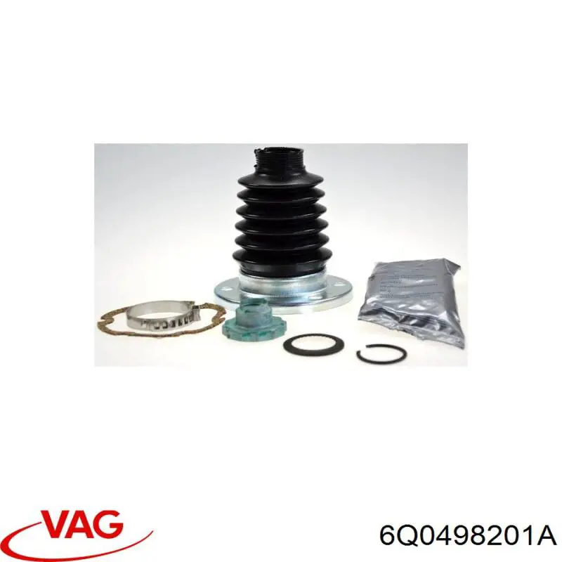 Fuelle, semieje delantero interior VAG 6Q0498201A