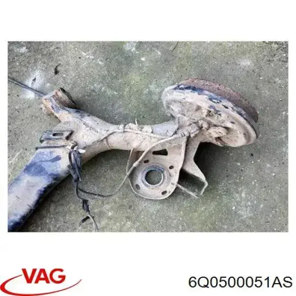Subchasis trasero soporte motor VAG 6Q0500051AS precio, desde 219,25 EUR