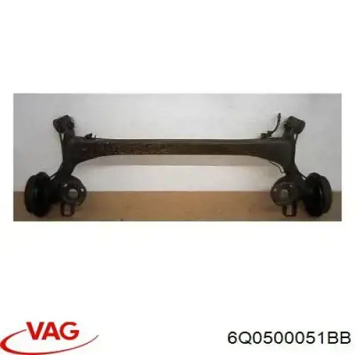 Puente trasero 6Q0500051BB VAG