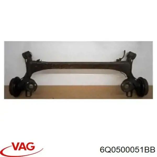 6Q0500051BB VAG Subchasis trasero soporte motor