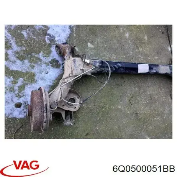 Subchasis trasero soporte motor VAG 6Q0500051BB precio, desde 240,85 EUR