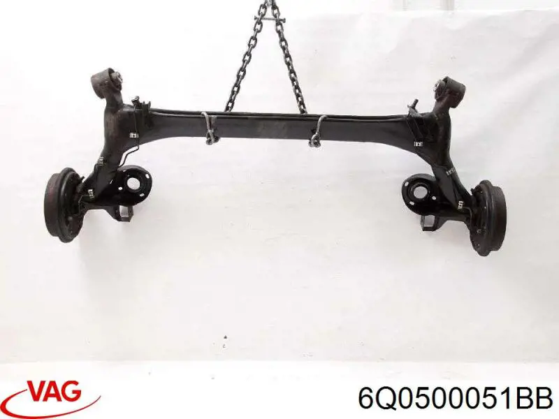 Puente trasero 6Q0500051BB VAG