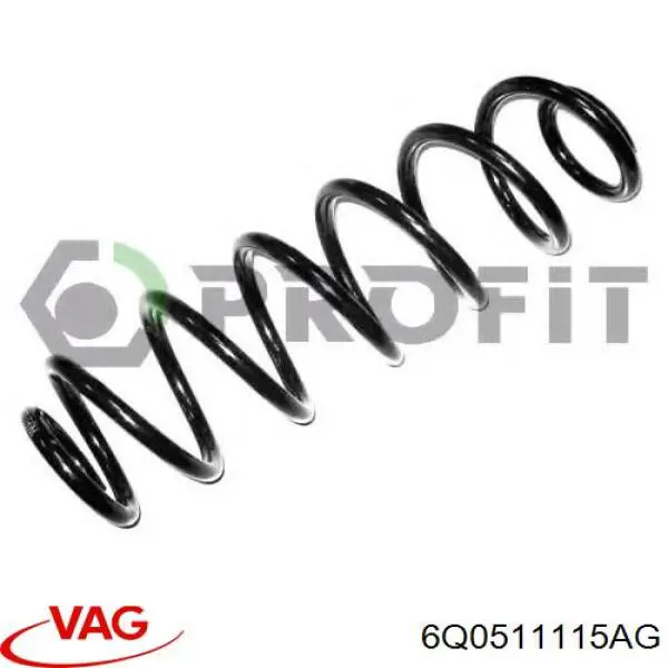Muelle 6Q0511115AG VAG