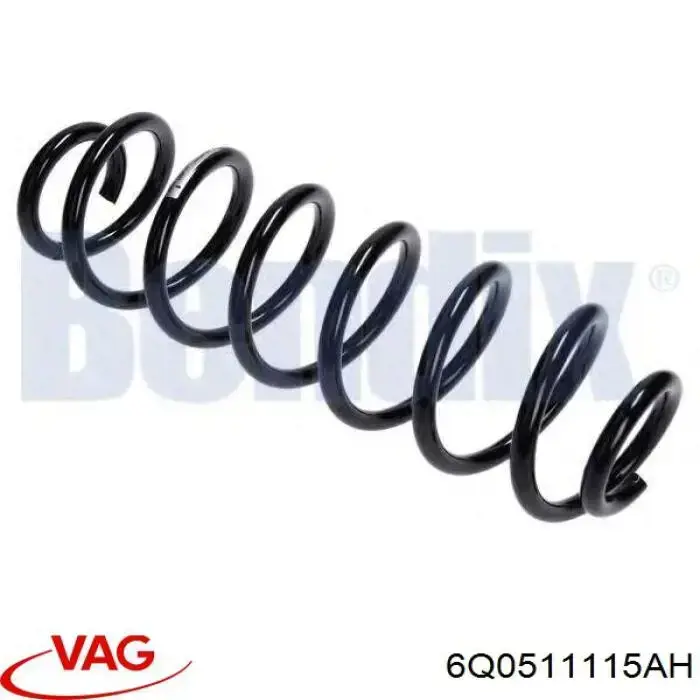 6Q0511115AH VAG Muelle trasero