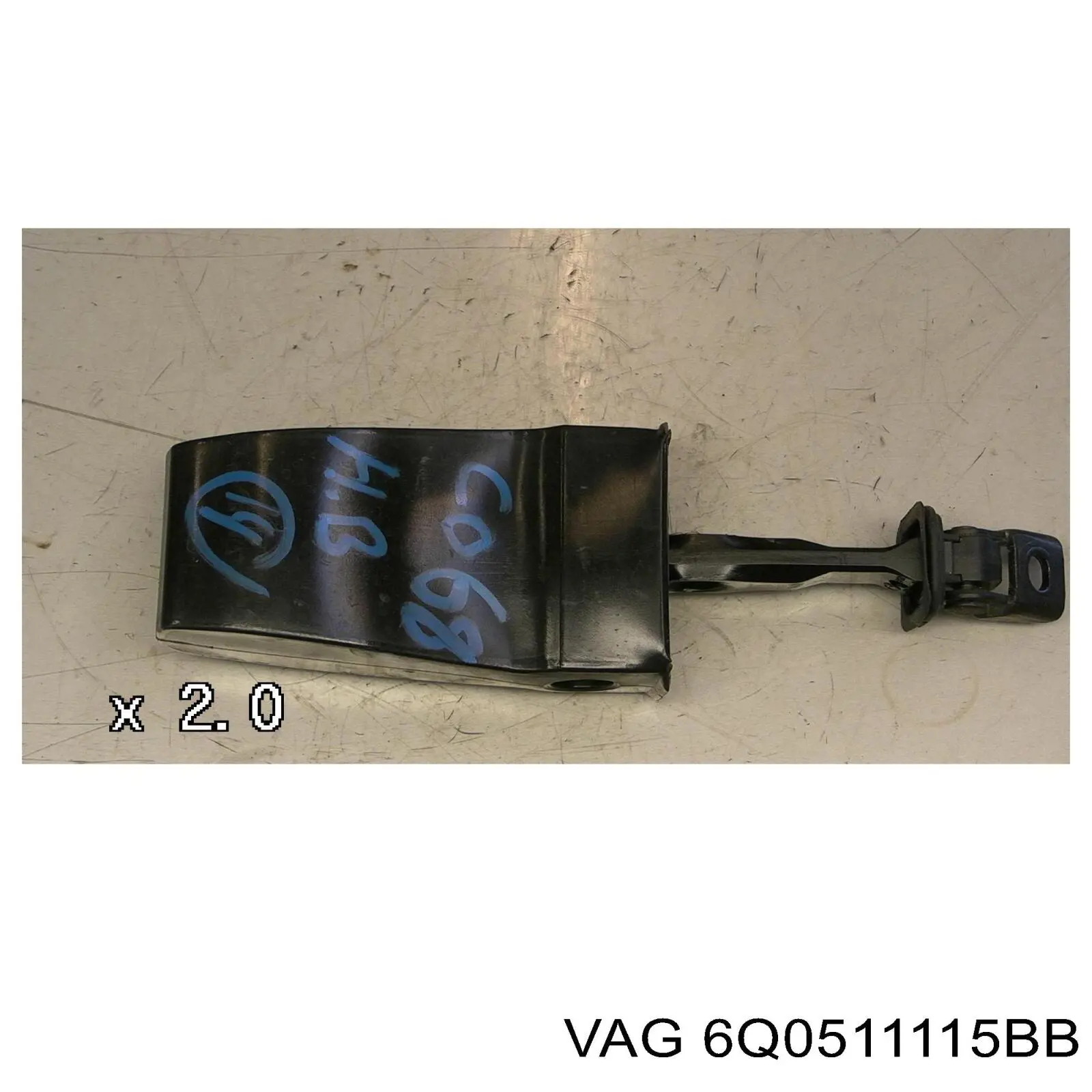 6Q0511115BB VAG muelle de suspensión eje trasero
