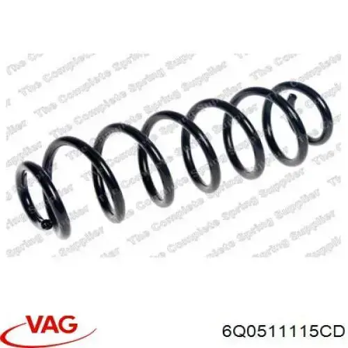 Muelle de suspensión trasero VAG 6Q0511115CD precio, desde 24,04 EUR