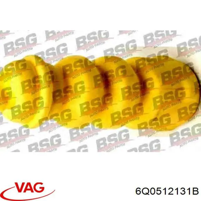 6Q0512131B VAG Tope de amortiguador trasero