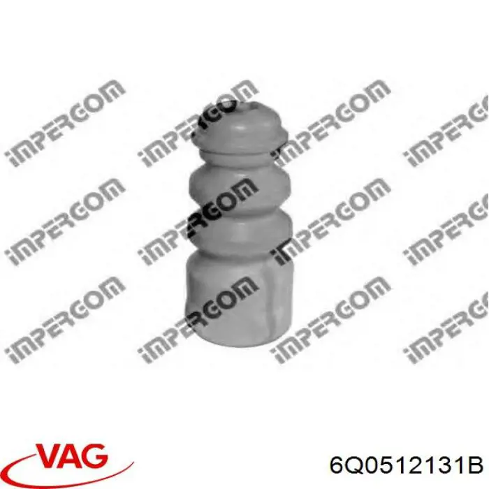 Comprar 6Q0512131B VAG Tope de amortiguador trasero