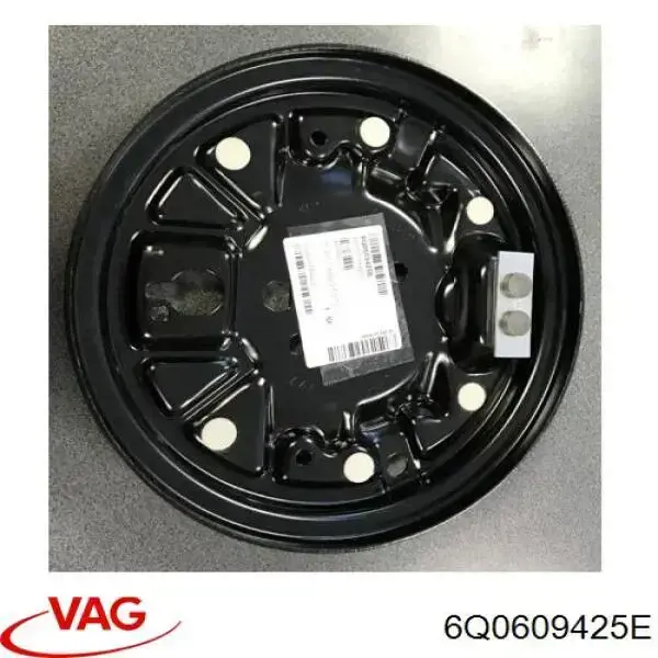 Disco de soporte del tambor de freno trasero izquierdo VAG 6Q0609425E precio, desde 93,17 EUR
