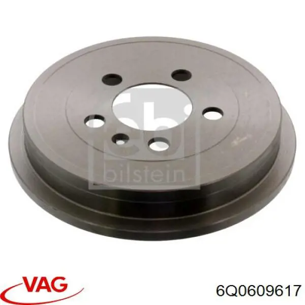 6Q0609617 VAG Tambor de freno trasero
