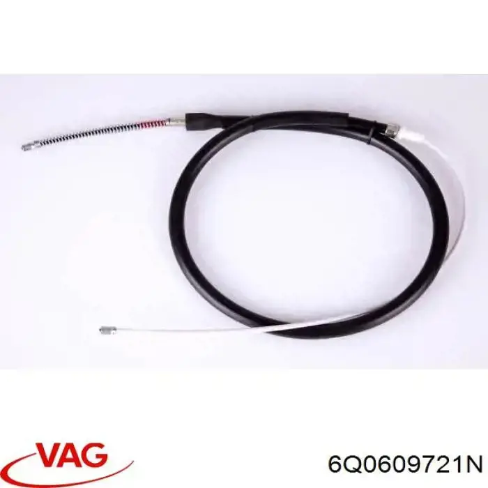 Comprar 6Q0609721N VAG Cable de freno de mano trasero derecho/izquierdo
