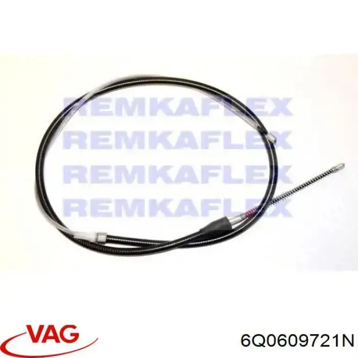 Cable de freno de mano trasero derecho/izquierdo VAG 6Q0609721N precio, desde 10,22 EUR
