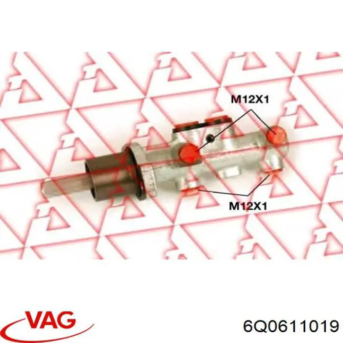 Cilindro maestro de frenos VAG 6Q0611019 precio, desde 33,46 EUR