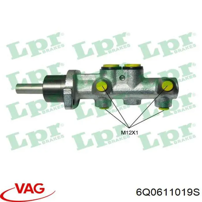 Cilindro maestro de frenos VAG 6Q0611019S precio, desde 50,82 EUR