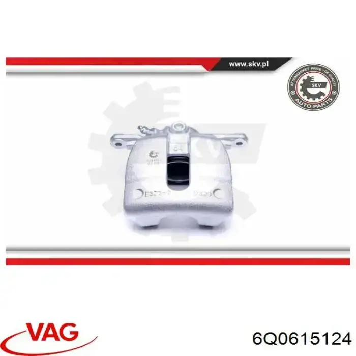 Pinza de freno delantera derecha 6Q0615124 VAG