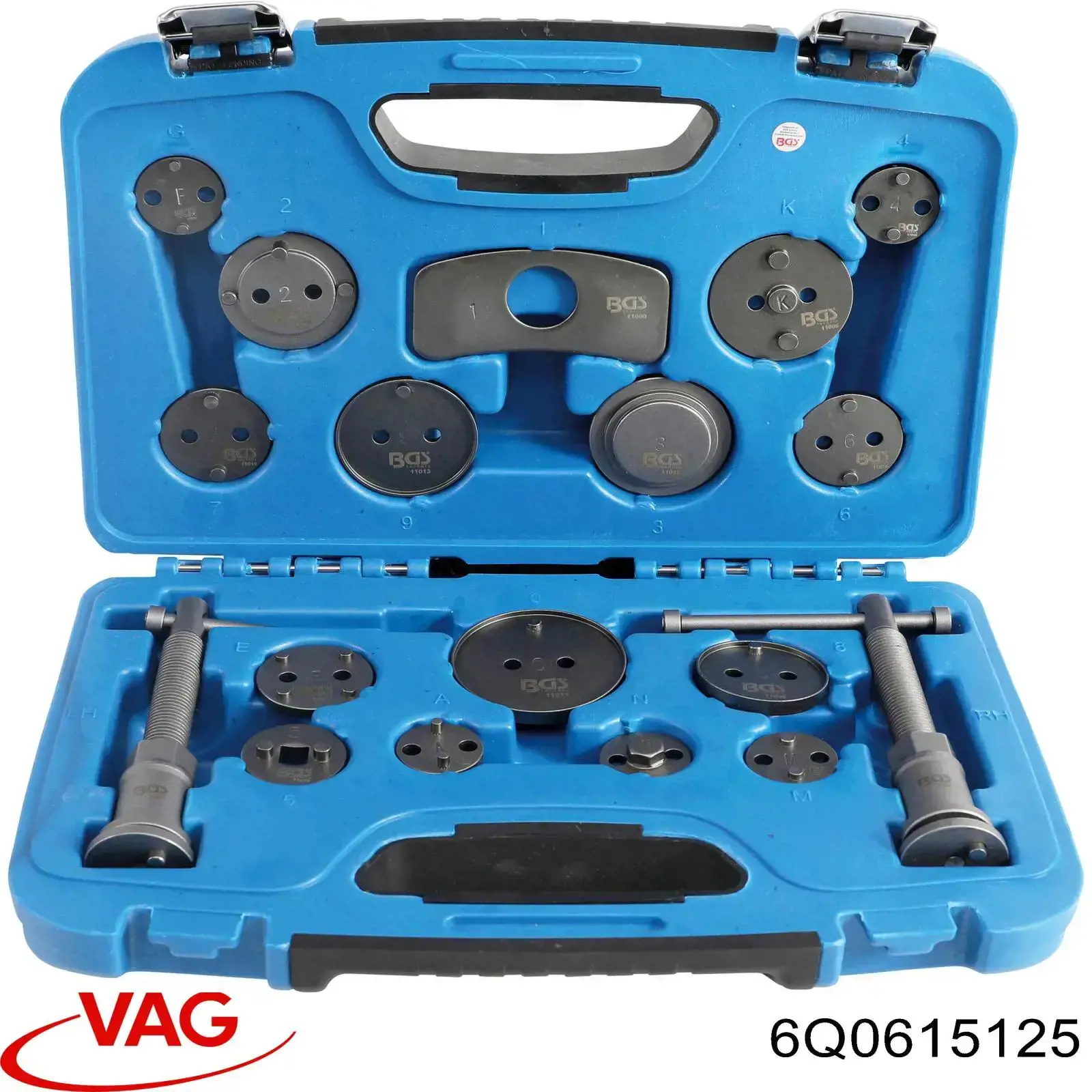 Soporte de la pinza de freno delantera 6Q0615125 VAG