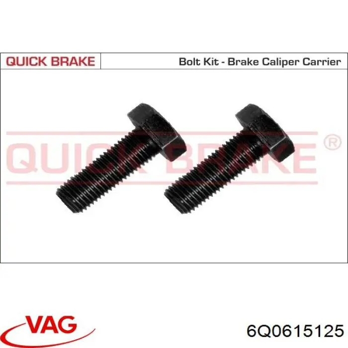 Soporte, pinza de freno delantera VAG 6Q0615125