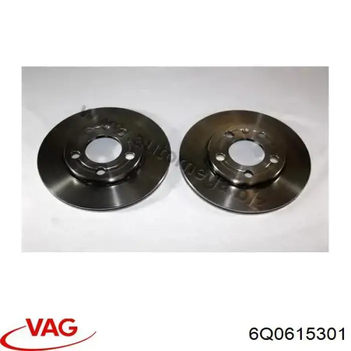 Comprar 6Q0615301 VAG Freno de disco delantero